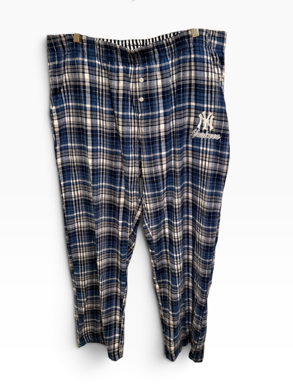 NWT New York Yankees Officially Licensed Flannel Pajama Pants - Size XL
